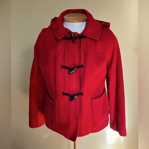 Vintage Old Navy Paddington Hooded Red Jacket  Women’s L good condition
